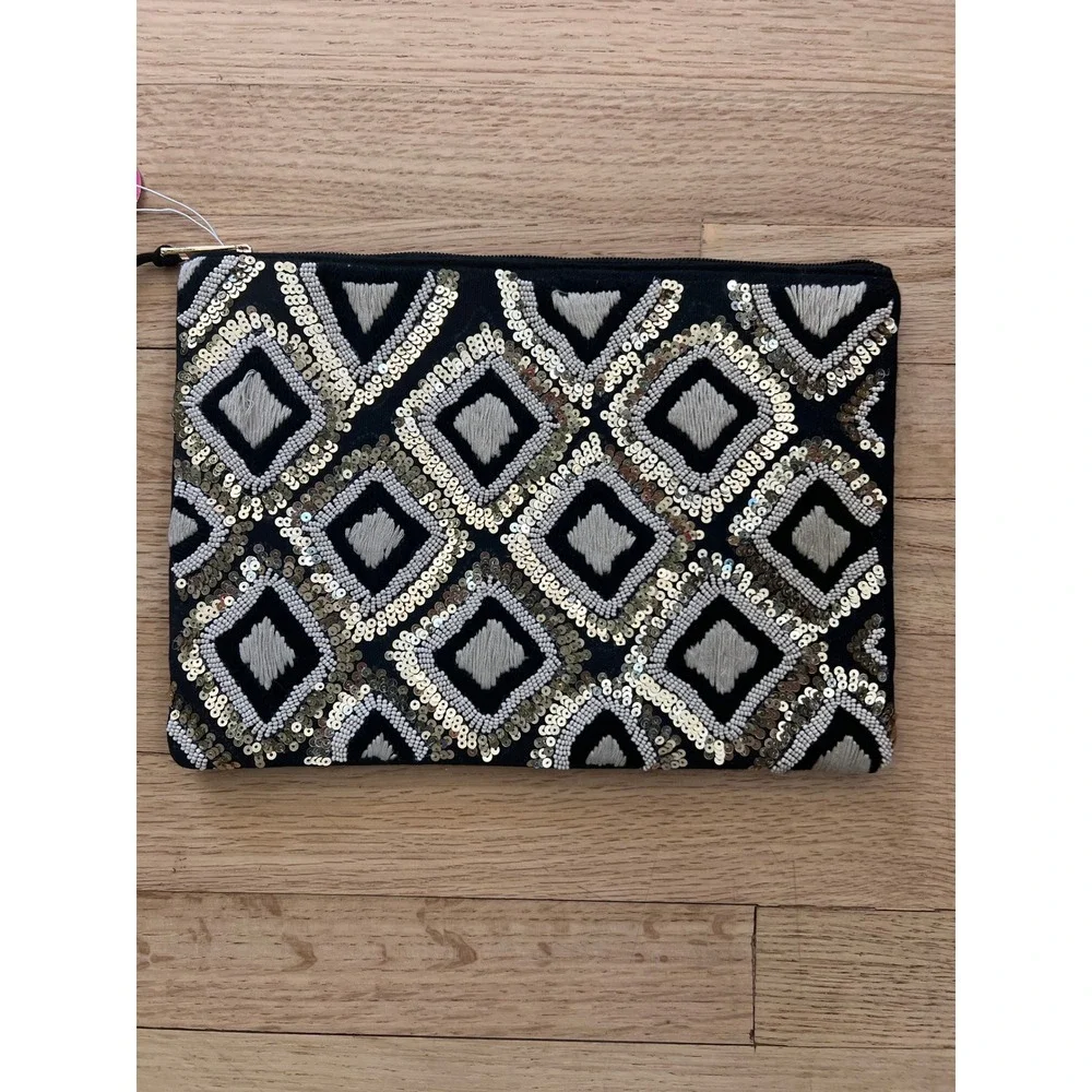 Ashiana London Clutch Women Small Black NWT